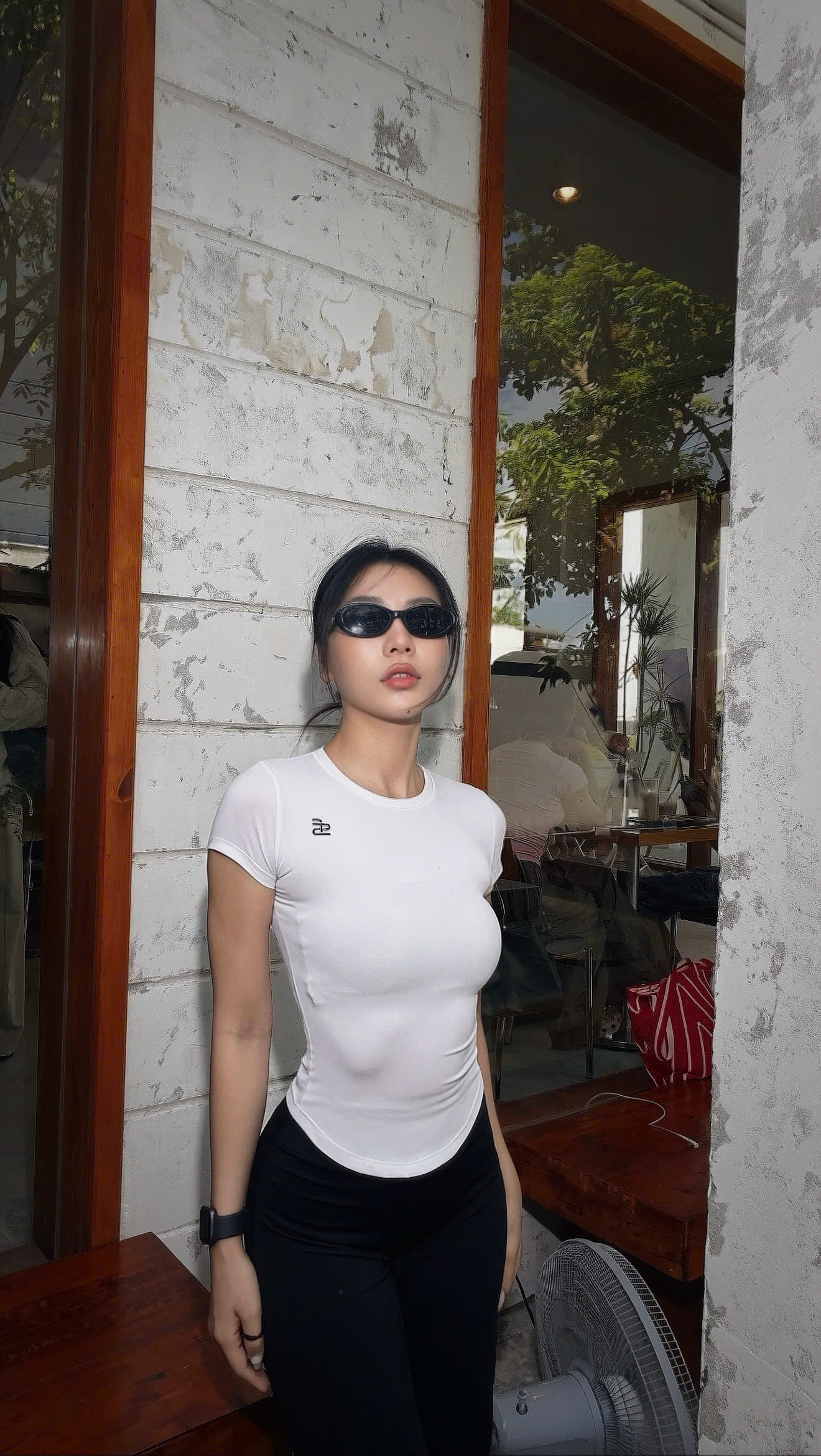 Bảo Ngọc trong trang phục thể thao